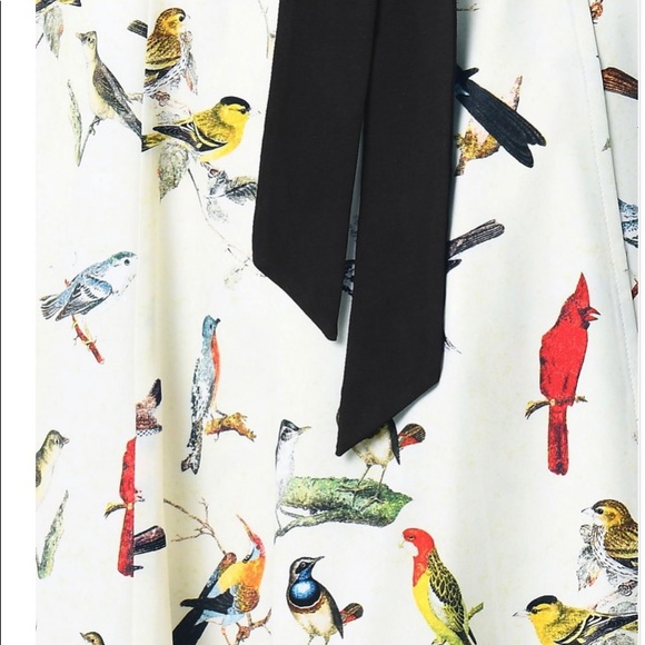 Wayward Fancies by eShakti Wrap Maxi Bird Dress - Picture 3 of 11